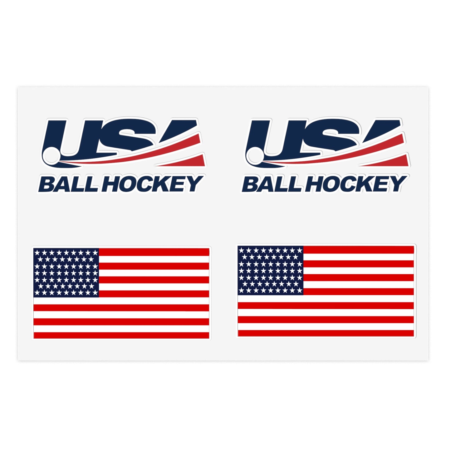 Sticker Sheets USABH Logo & USA Flag