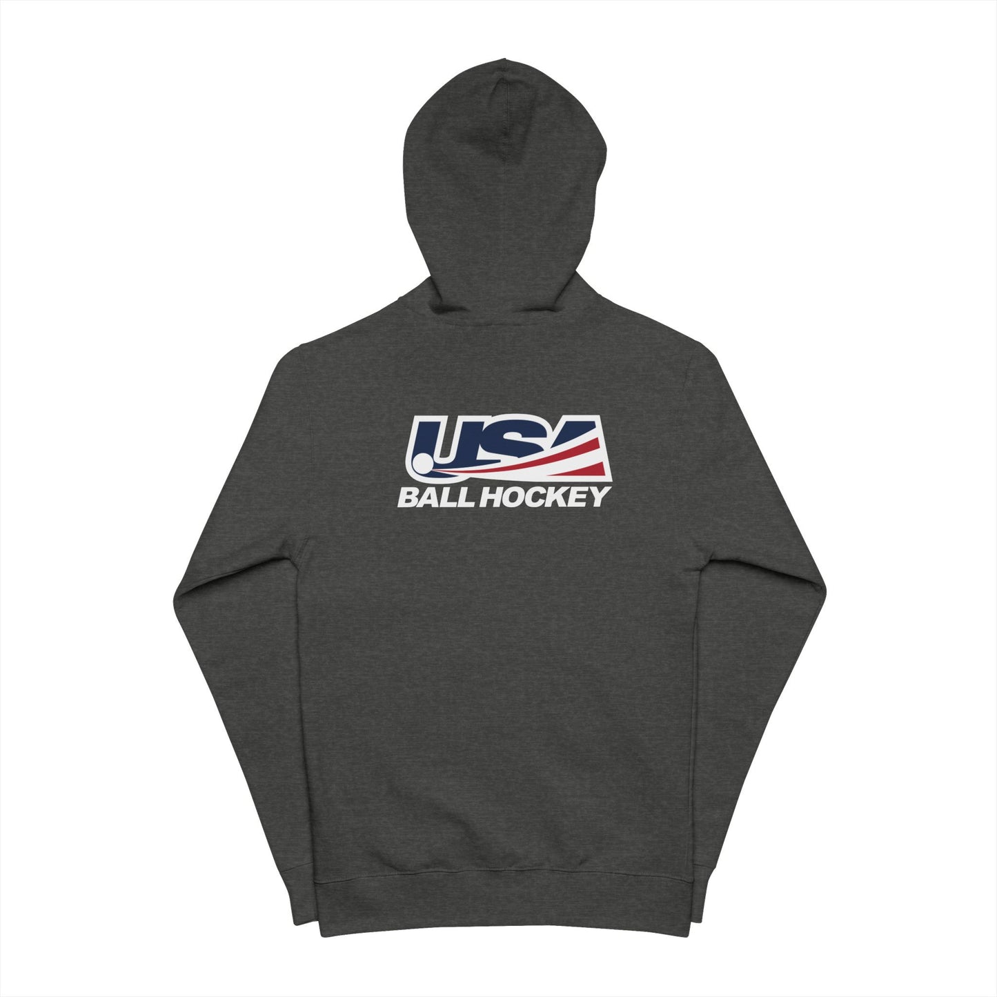 USA Hockey Unisex Fleece Zip Up Hoodie