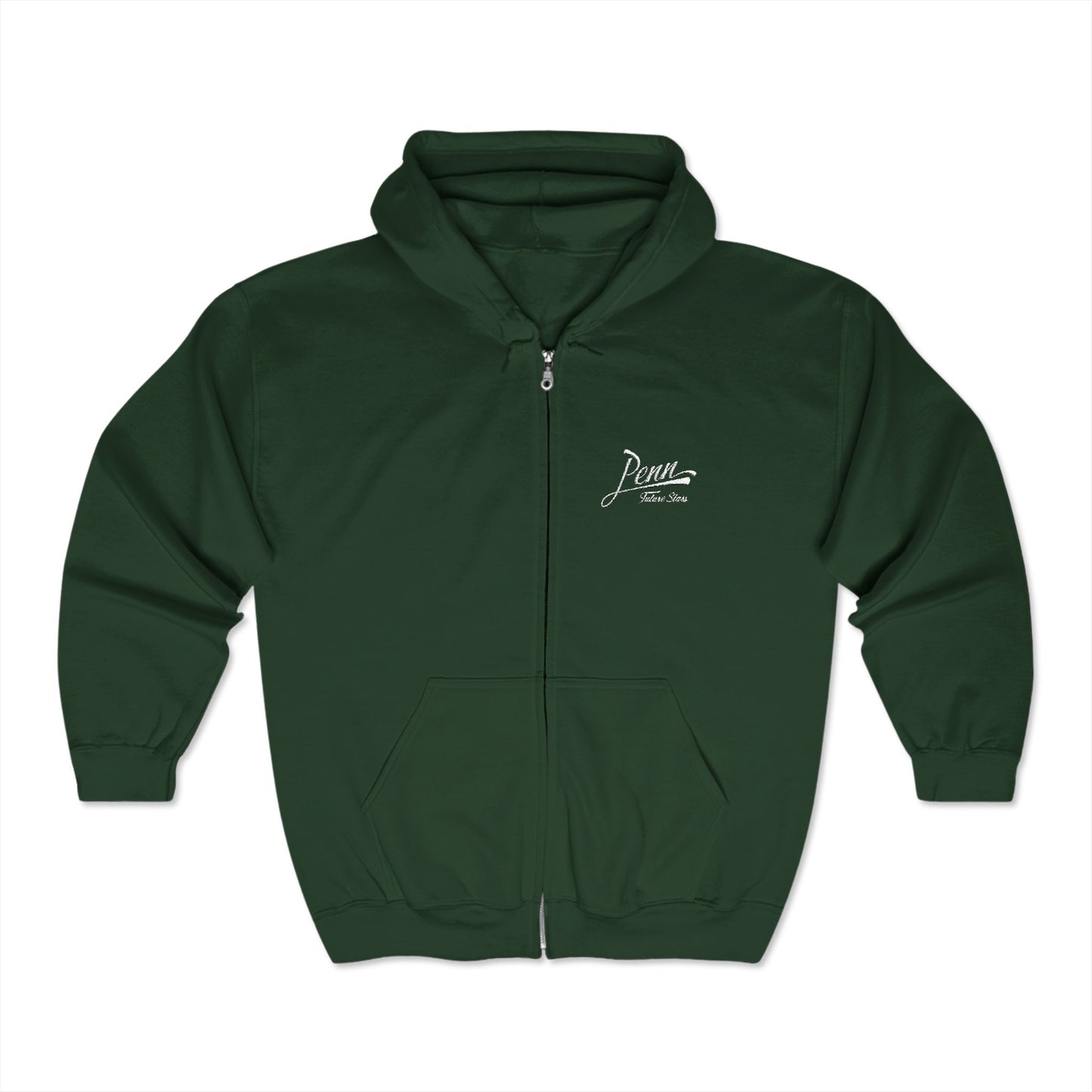 Unisex Heavy Blend™ Full Zip Hooded Sweatshirt - Future Stars Script - Mass