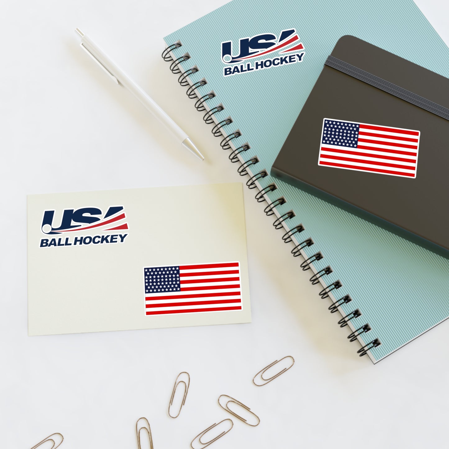 Sticker Sheets USABH Logo & USA Flag