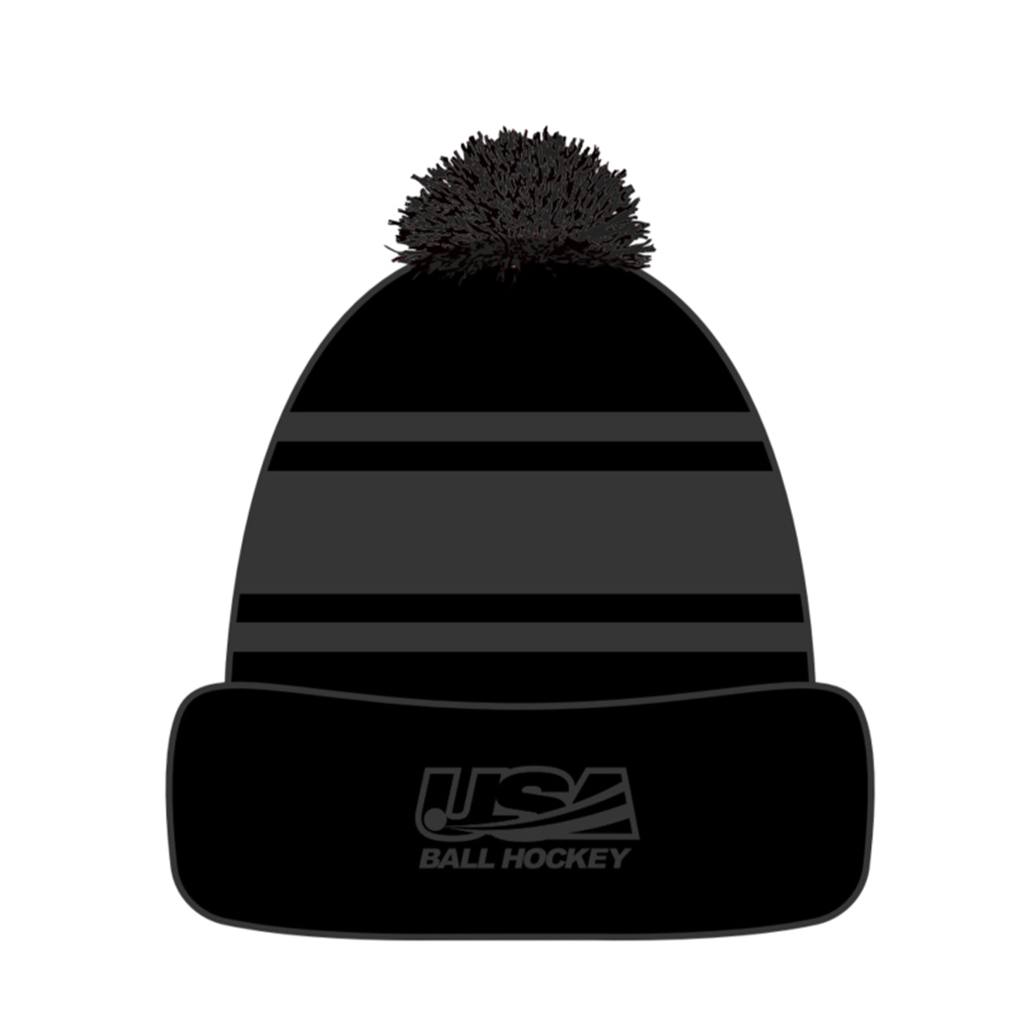 Black Out / White Out Beanies (w/stitched logo)