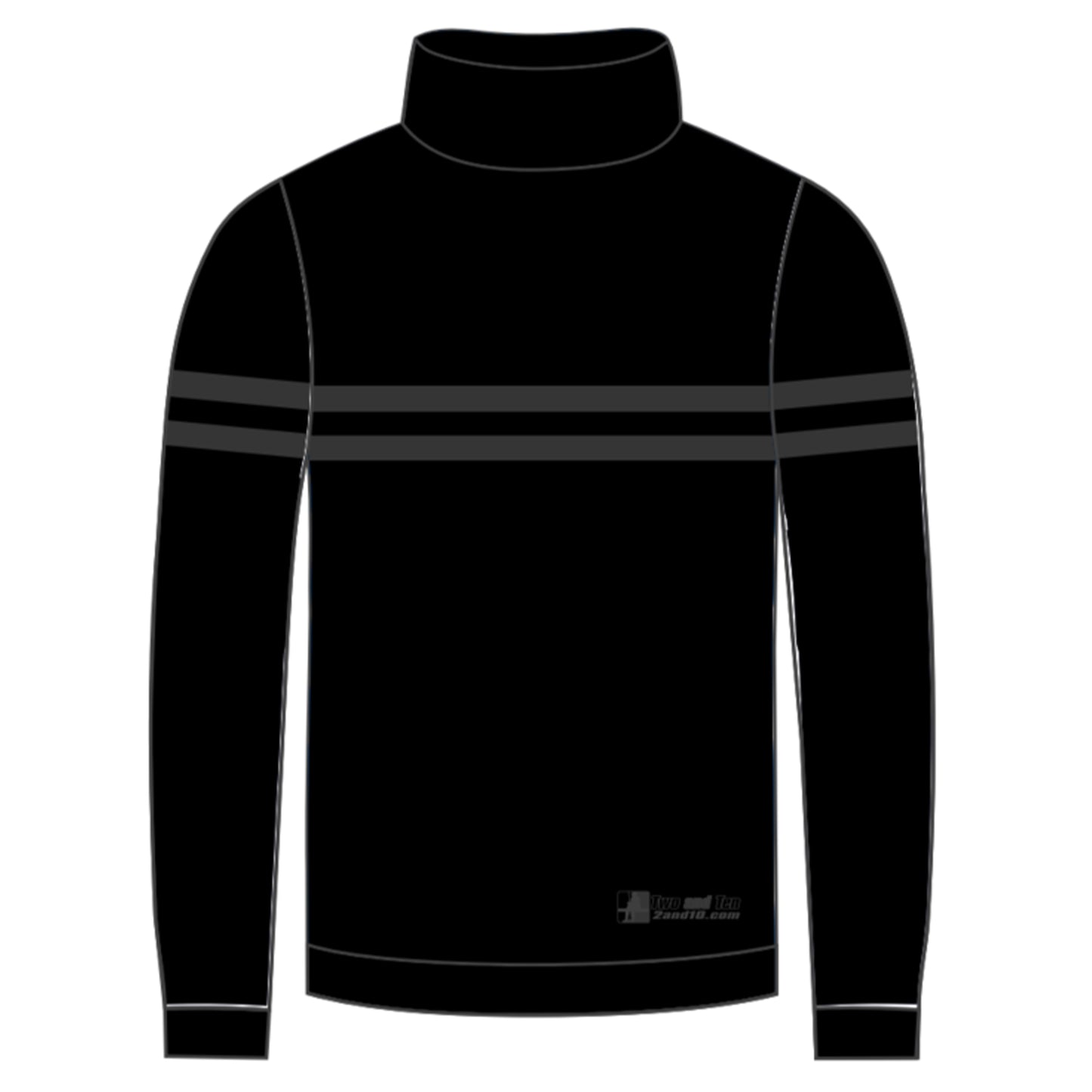 Black Out / White Out Full Zip Jacket