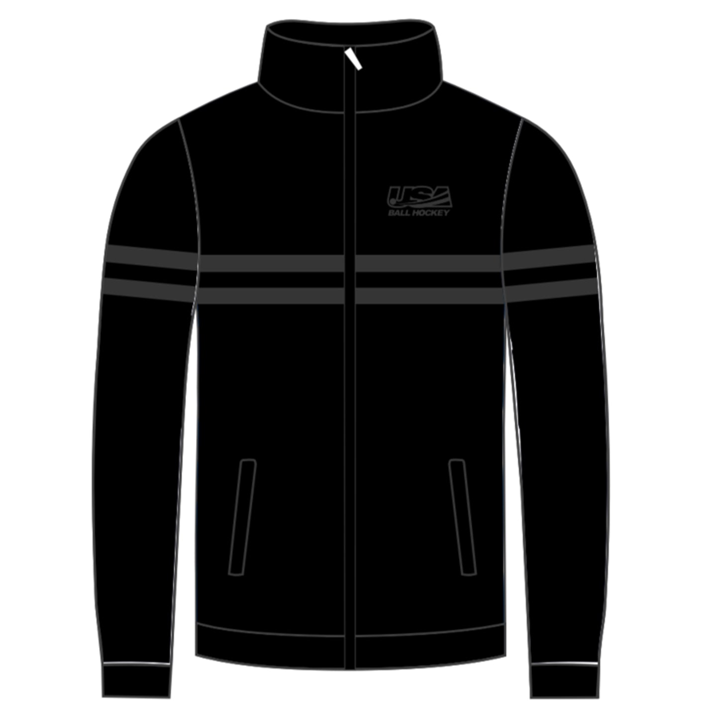 Black Out / White Out Full Zip Jacket
