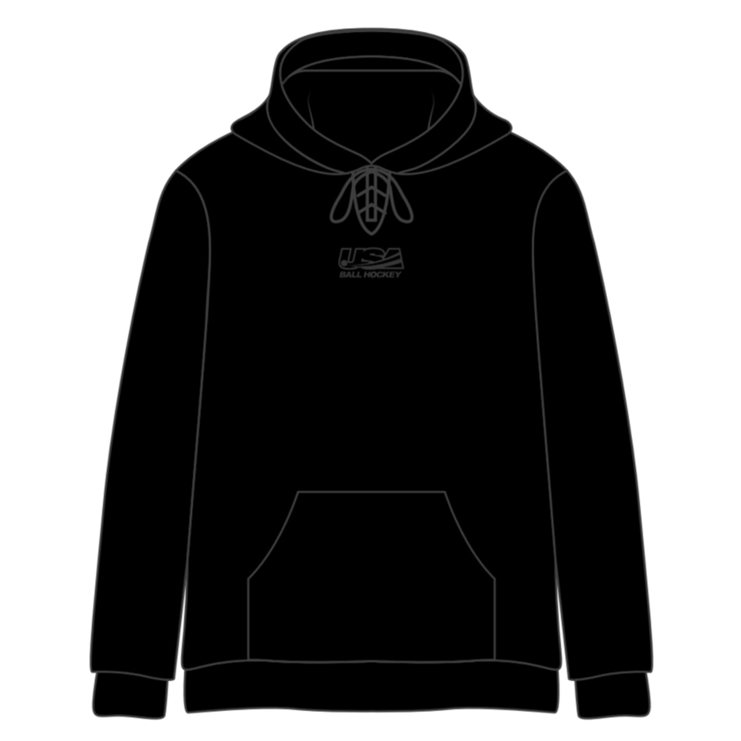 Black Out / White Out Cotton Hoodies (w/stitched logo)