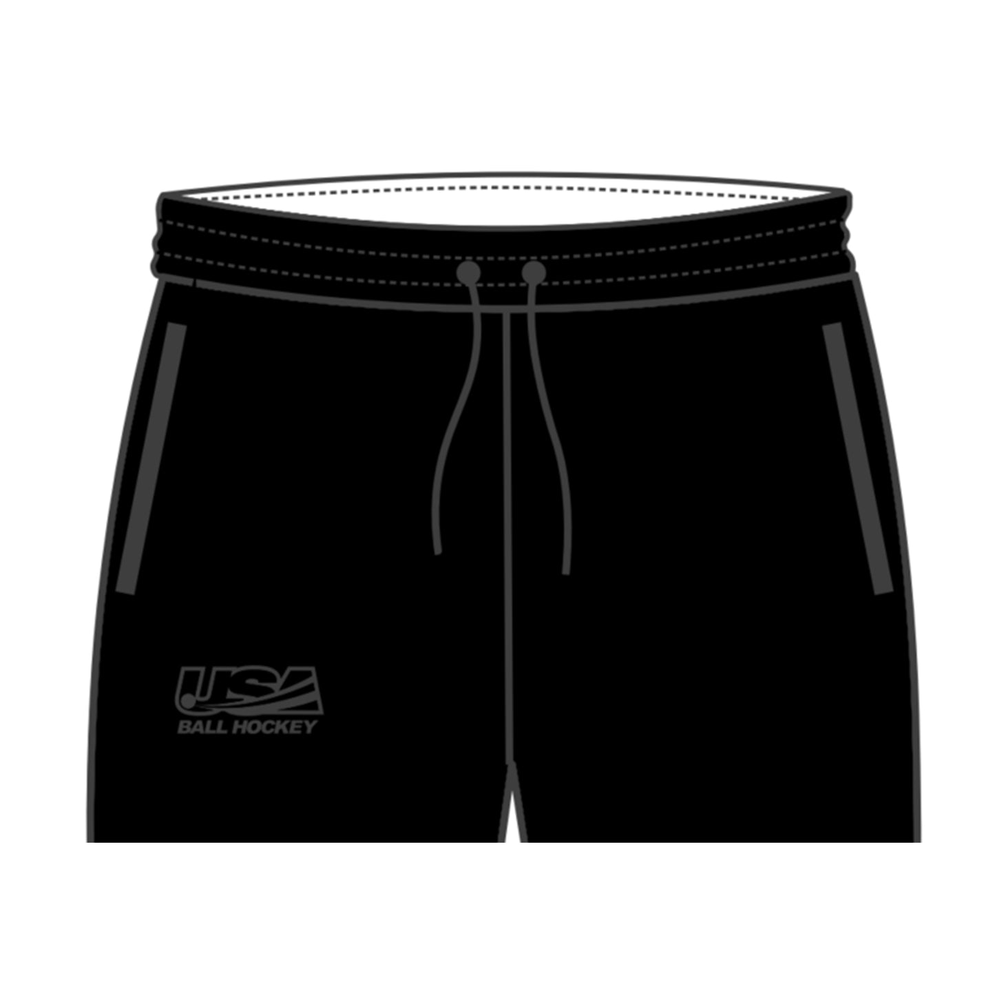 Black Out / White Out Joggers (w/stitched logo)