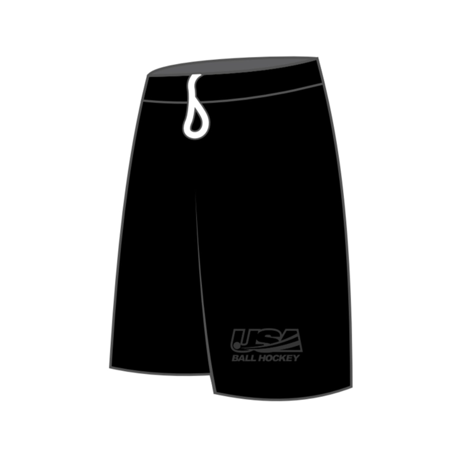 Black Out / White Out Cotton Shorts (w/stitched logo)