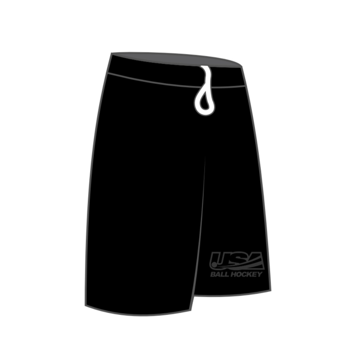 Black Out / White Out Cotton Shorts (w/stitched logo)