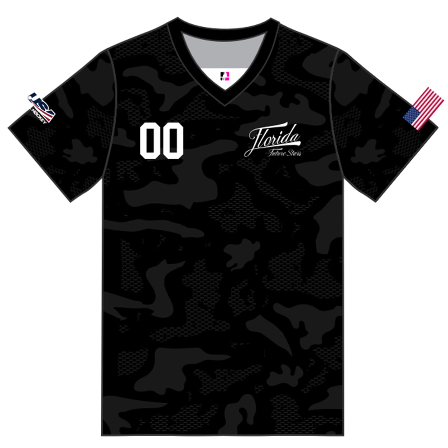FL Future Stars Customizable Camo Short Sleeve