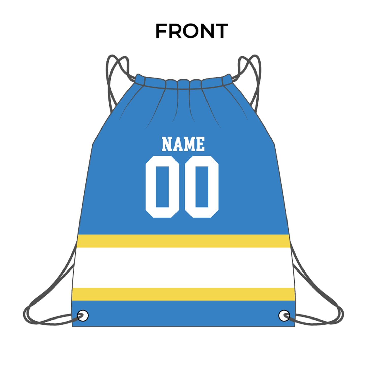 NJ Future Stars Drawstring Bag (Customizable)
