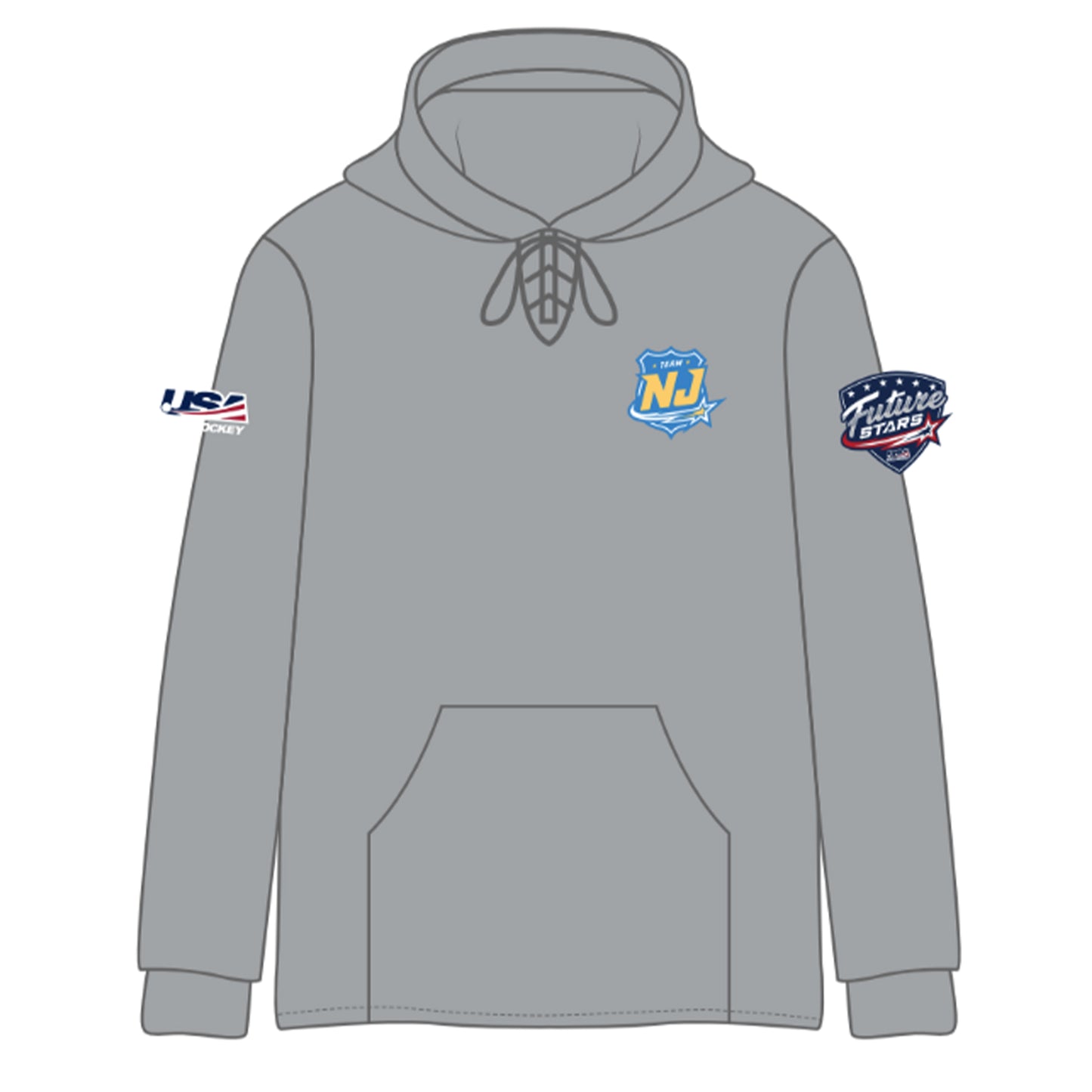 NJ Future Stars Stitched Hoodies (3 color options)
