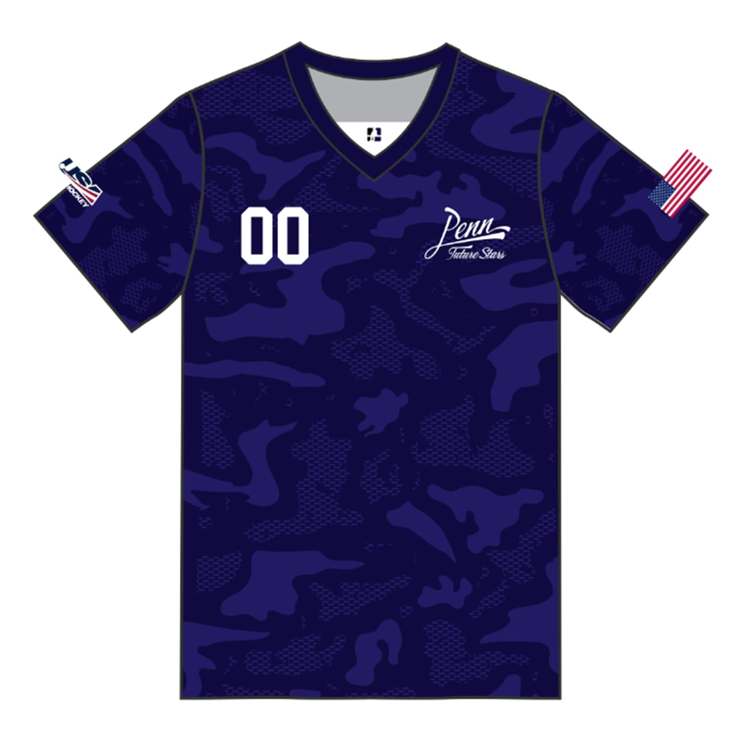 PA Future Stars Customizable Camo Short Sleeve