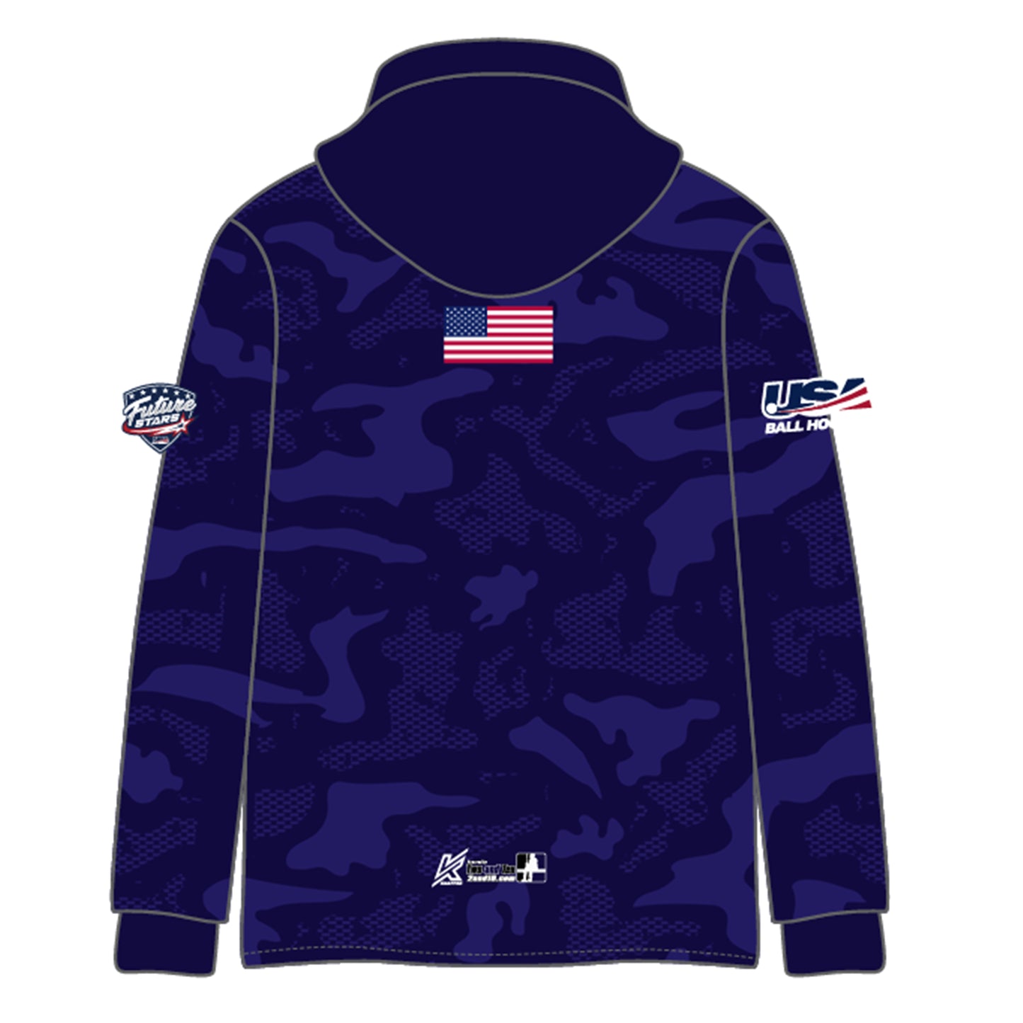 PA Future Stars Blue Camo Hoodie