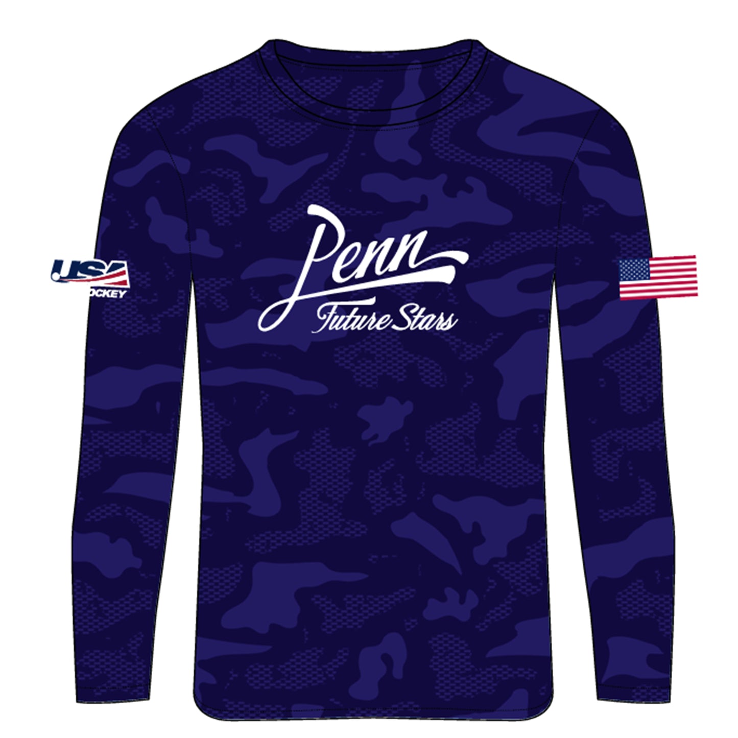 PA Future Stars Camo Long Sleeve