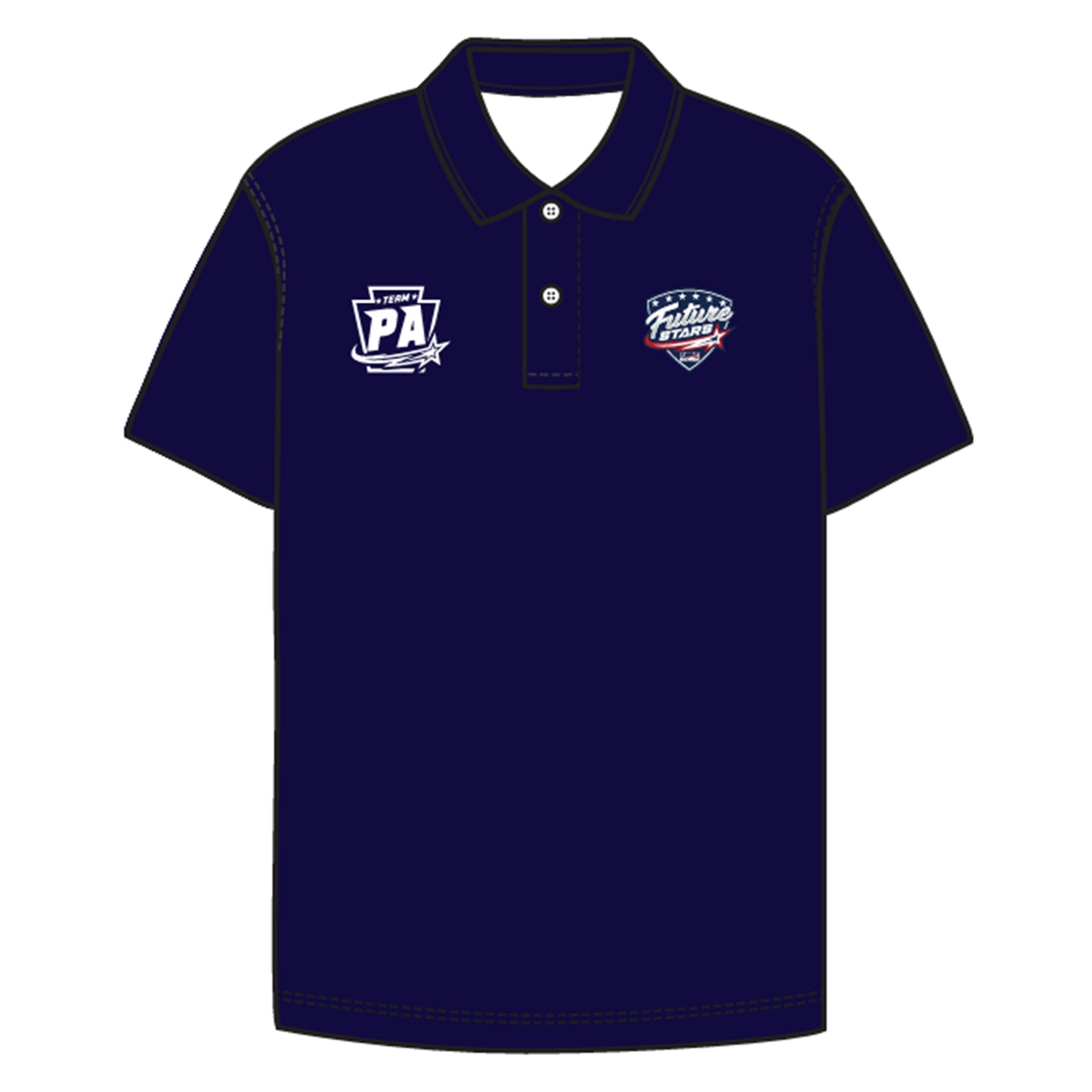 PA Future Stars Coach Polos (3 color options)