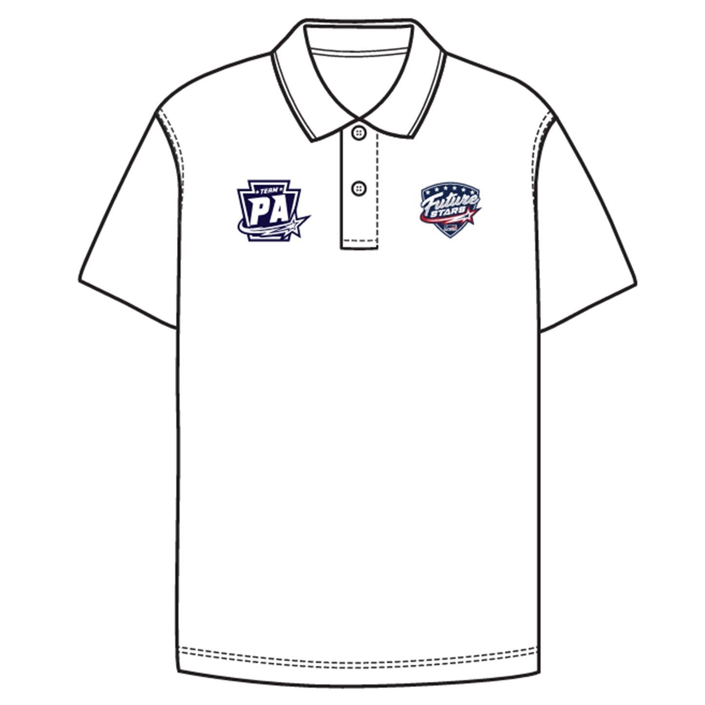 PA Future Stars Coach Polos (3 color options)
