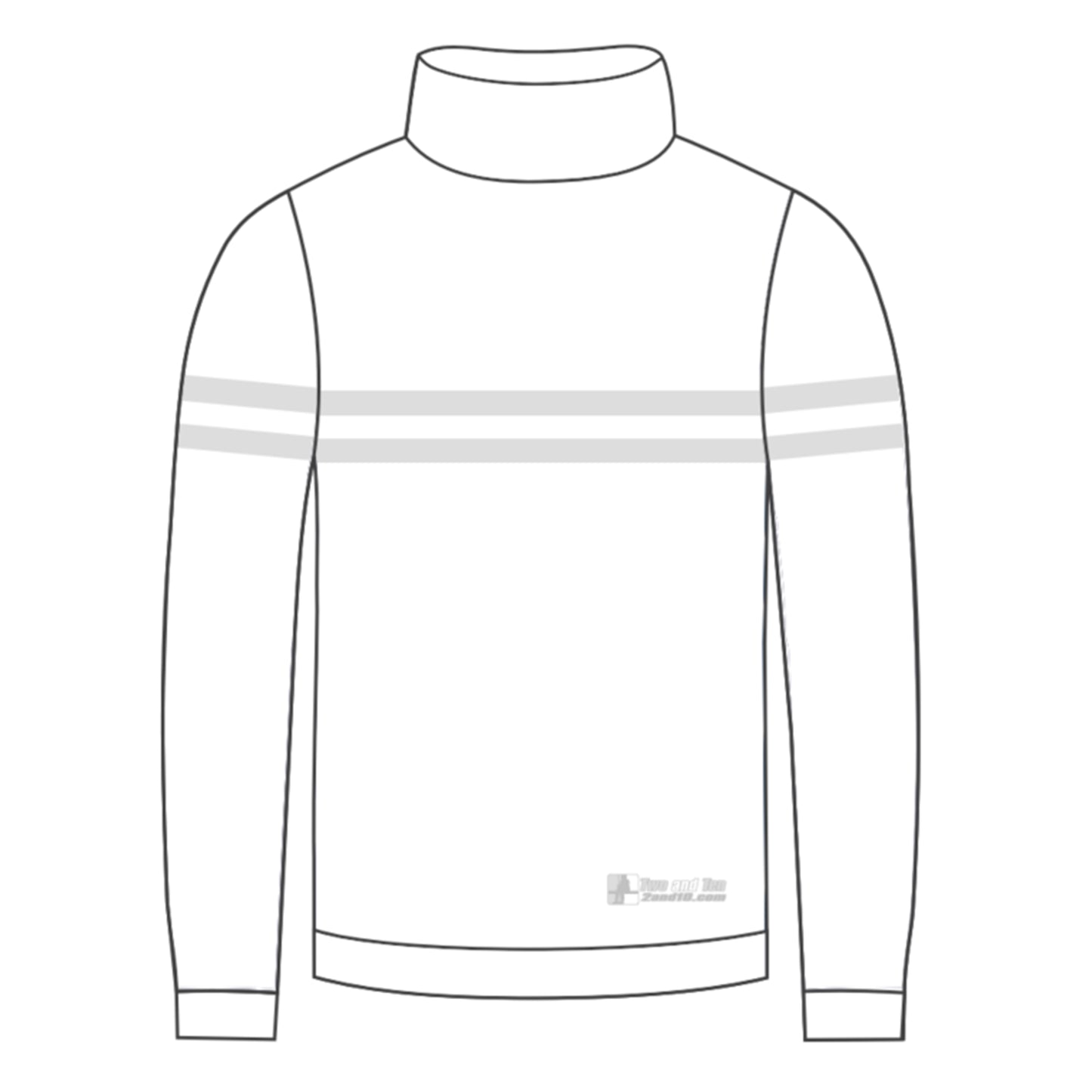 Black Out / White Out Full Zip Jacket