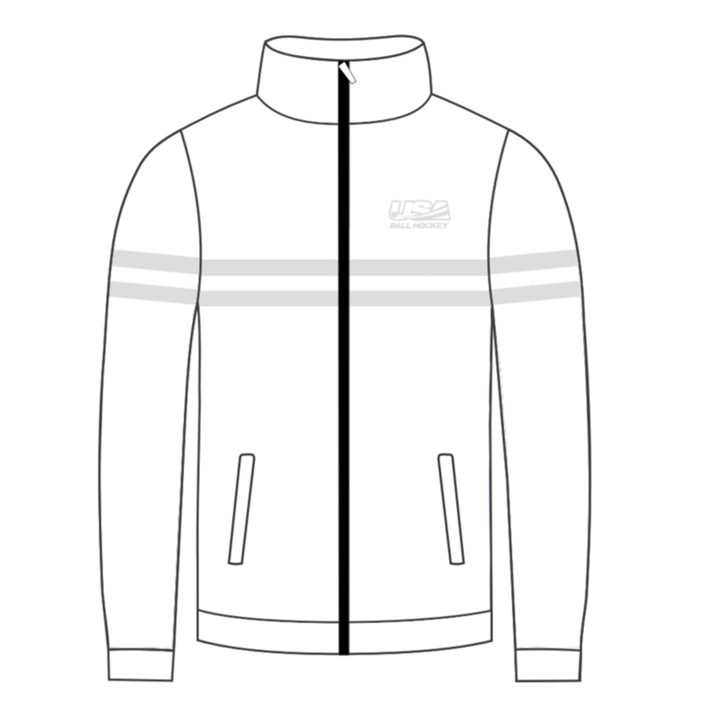 Black Out / White Out Full Zip Jacket