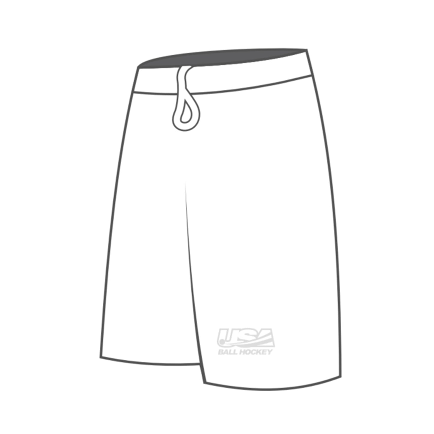 Black Out / White Out Cotton Shorts (w/stitched logo)