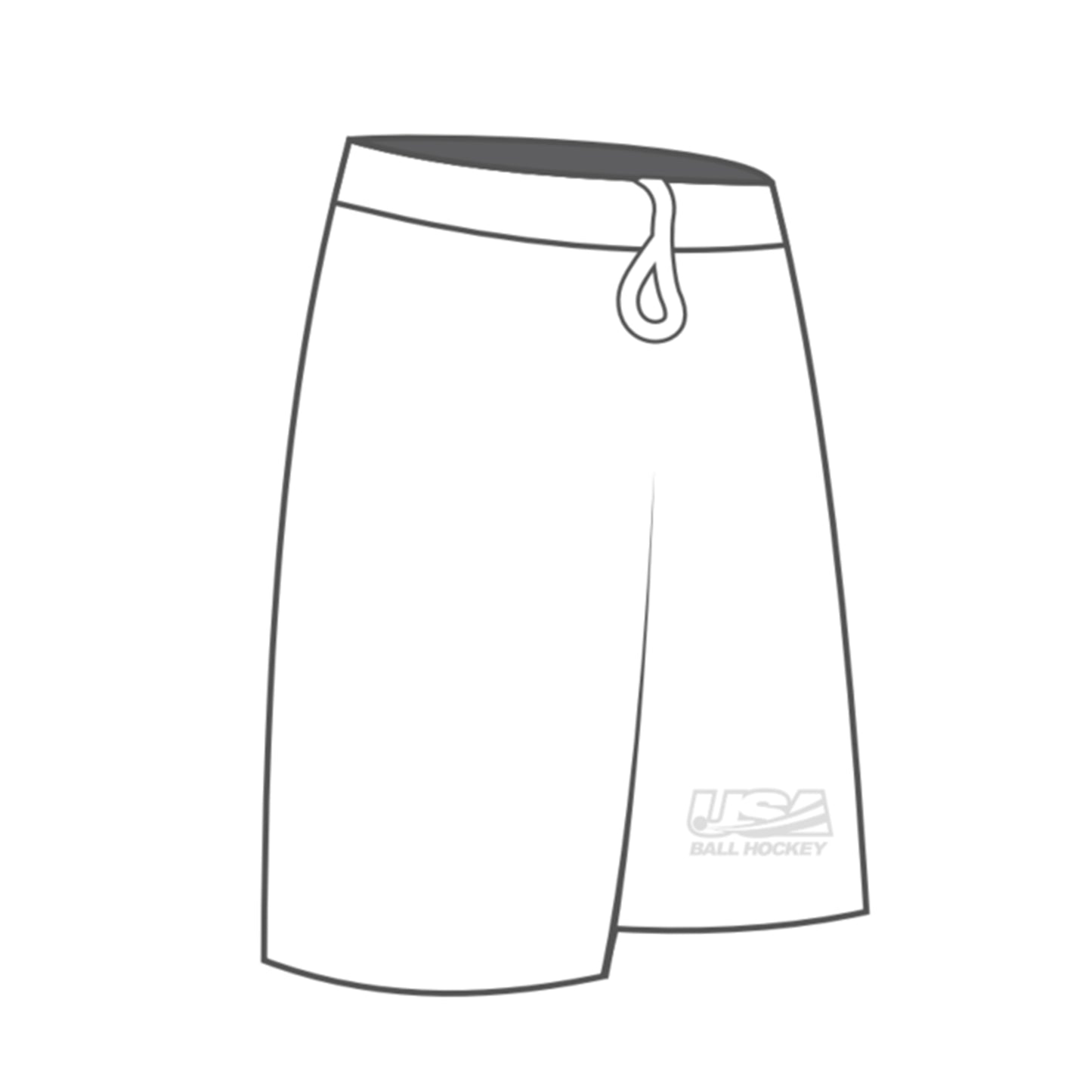 Black Out / White Out Cotton Shorts (w/stitched logo)