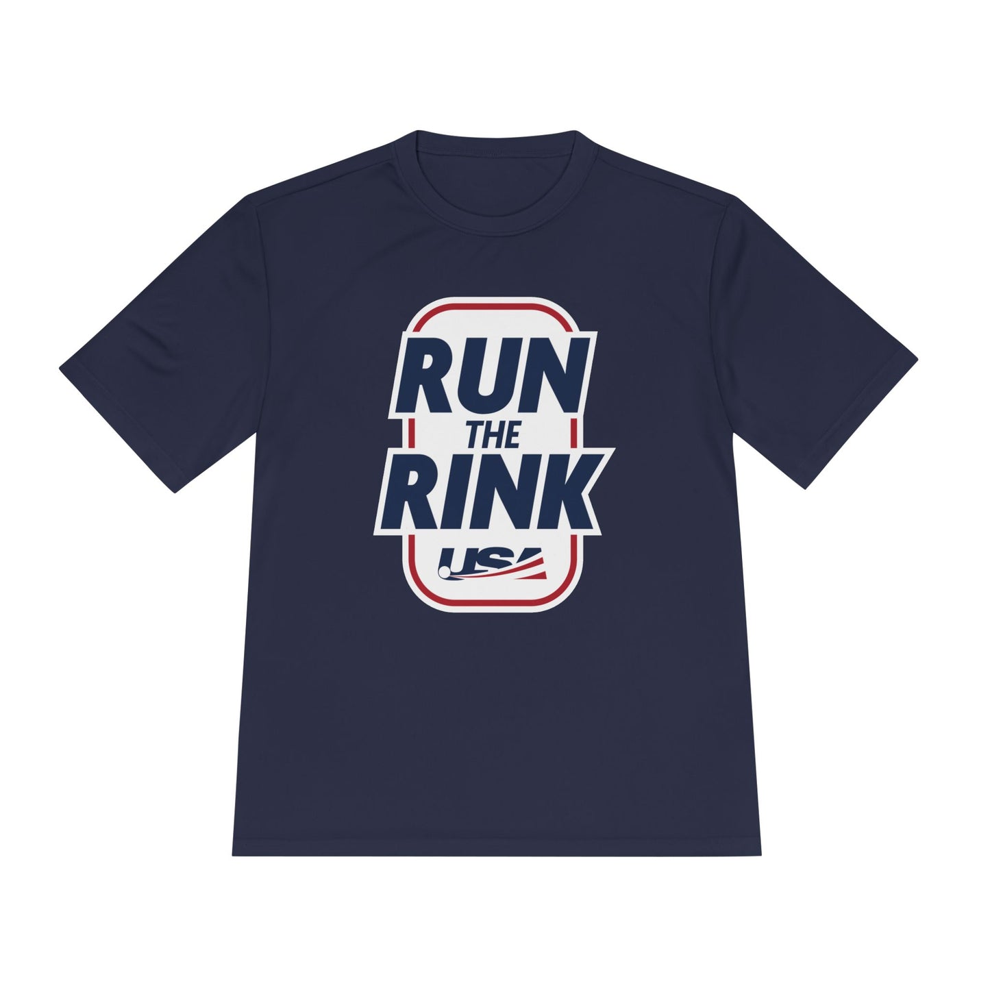 Unisex Moisture Wicking Tee - Run the Rink