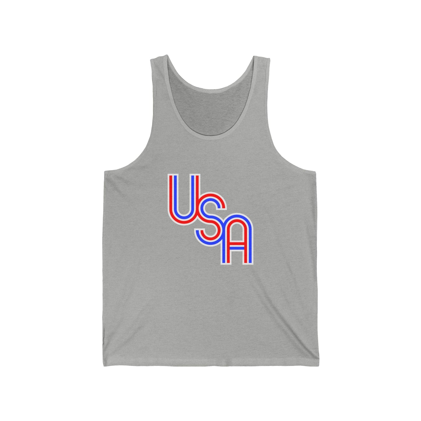 Unisex Jersey Tank - 2026 USA - 2 sided (several color options)