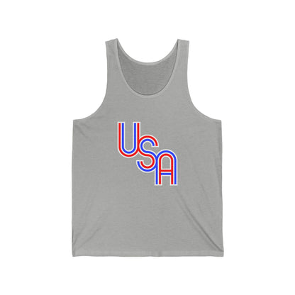 Unisex Jersey Tank - 2026 USA - 2 sided (several color options)
