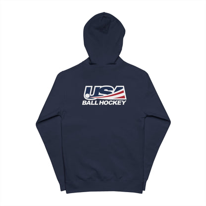 USA Hockey Unisex Fleece Zip Up Hoodie