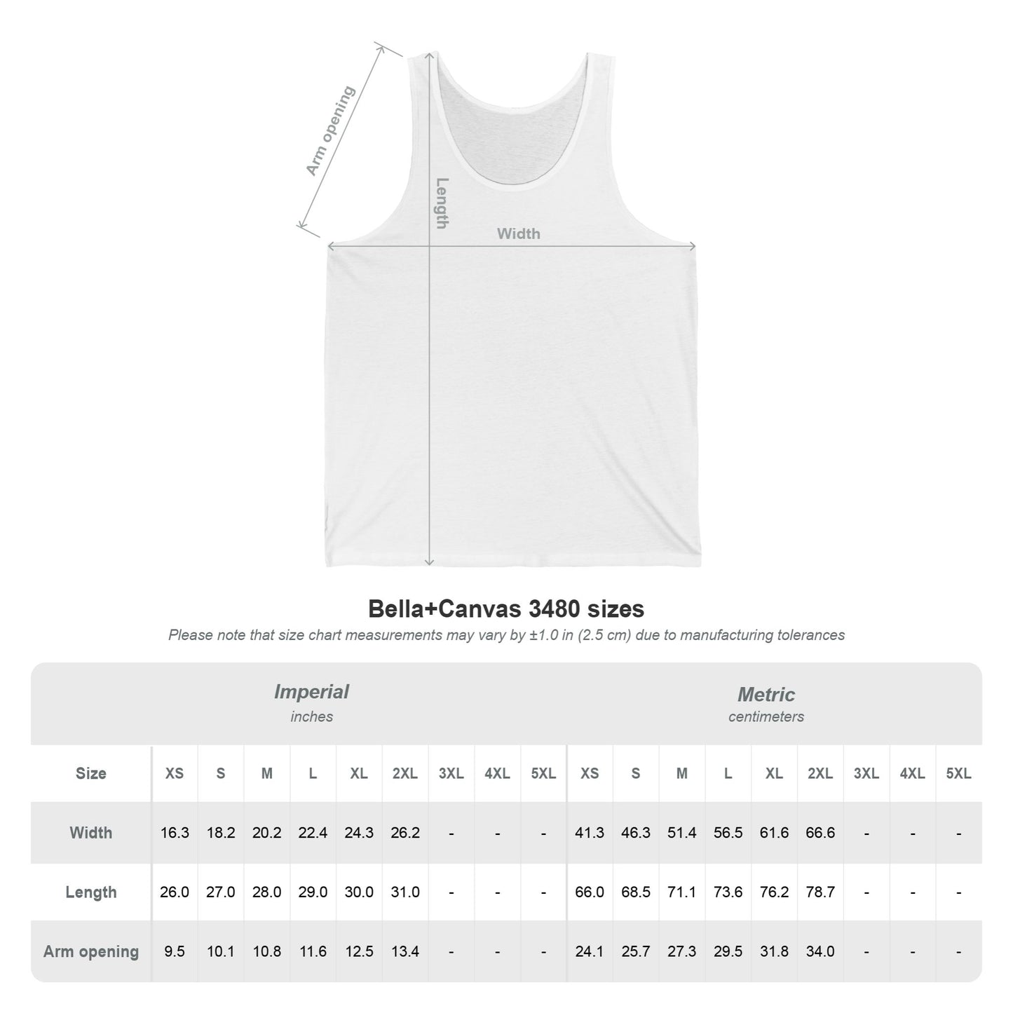 Unisex Jersey Tank - 2026 USA - 2 sided (several color options)