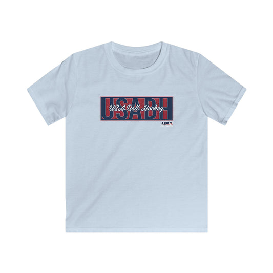 USA Ball Hockey Kids Softstyle Tee - Bar