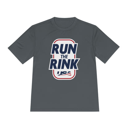 Unisex Moisture Wicking Tee - Run the Rink