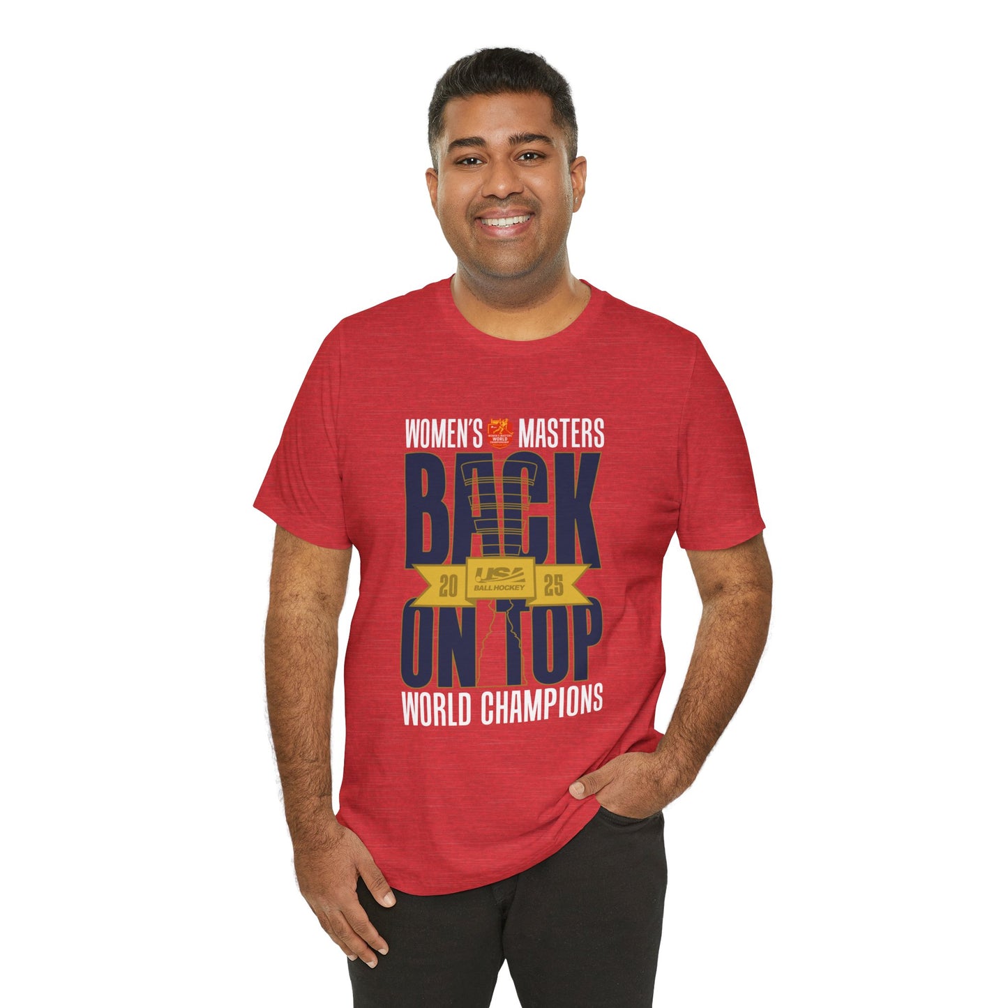Women’s Masters 2025 Gold Medal "Back on Top" World Champions T-Shirt