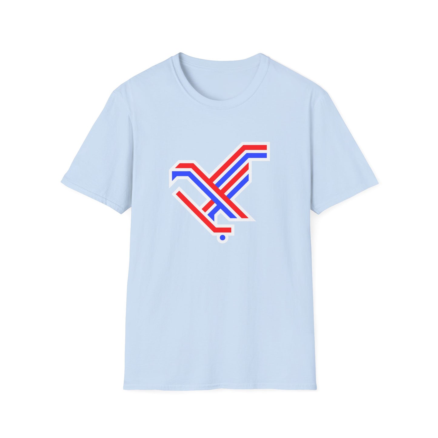 Unisex Softstyle T-Shirt - 2026 Stick Eagle - 2 sided (several color options)