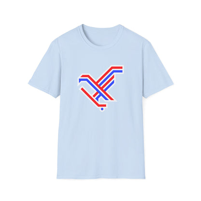 Unisex Softstyle T-Shirt - 2026 Stick Eagle - 2 sided (several color options)