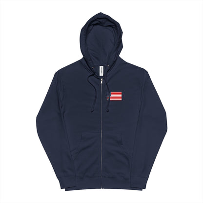 USA Hockey Unisex Fleece Zip Up Hoodie