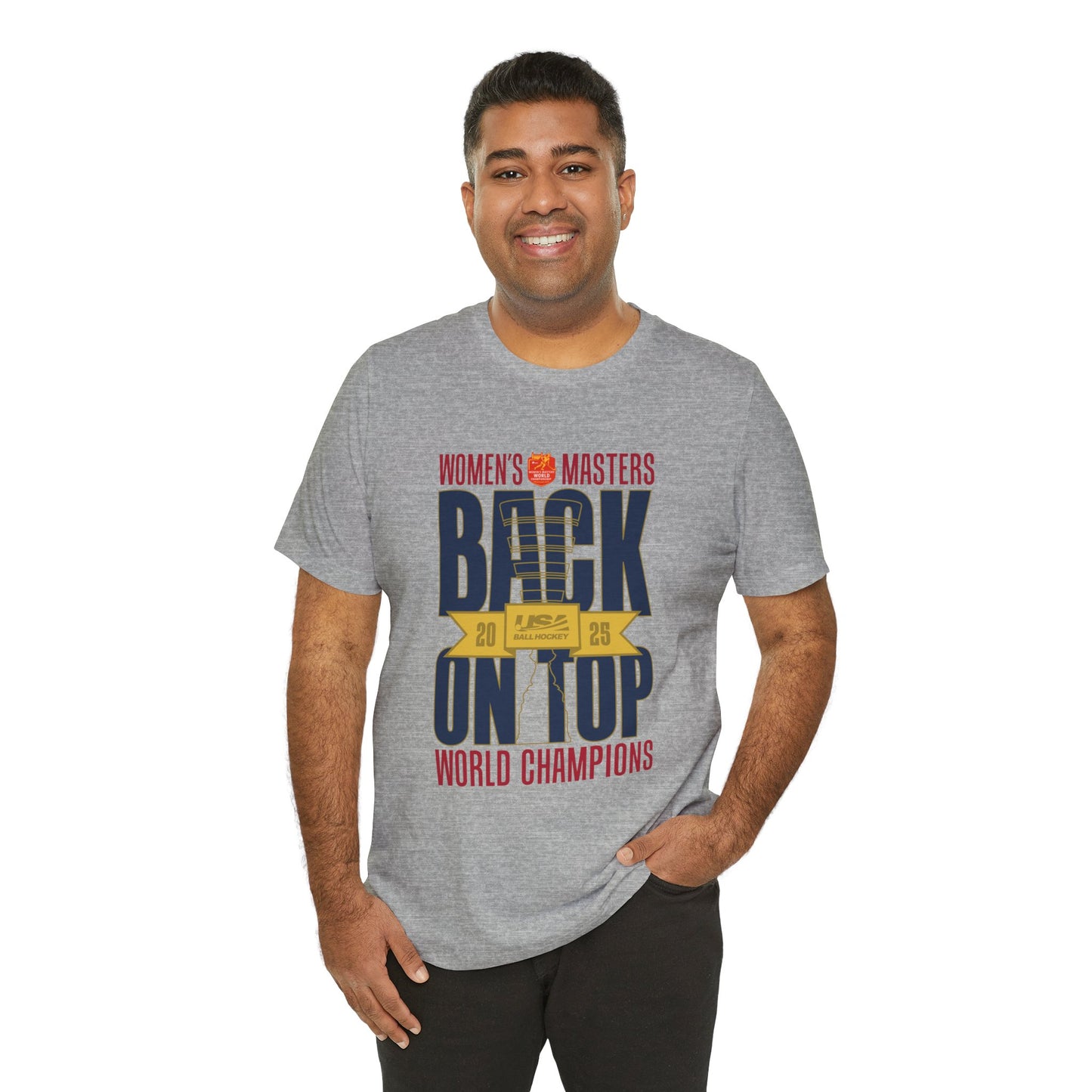 Women’s Masters 2025 Gold Medal "Back on Top" World Champions T-Shirt
