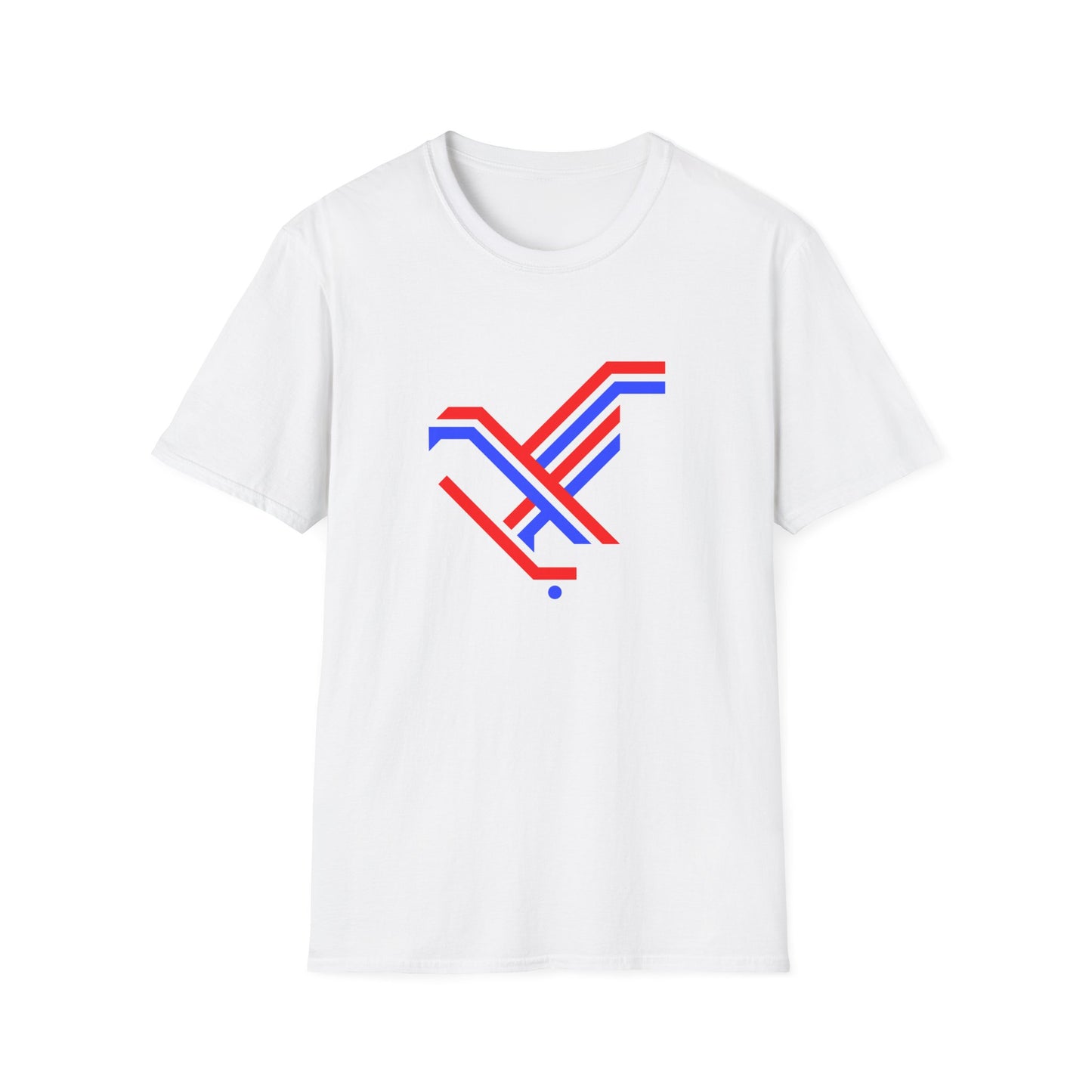 Unisex Softstyle T-Shirt - 2026 Stick Eagle - 2 sided (several color options)