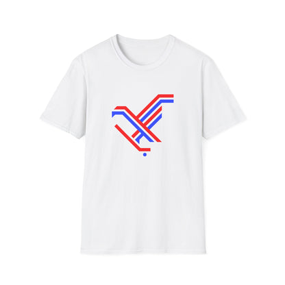 Unisex Softstyle T-Shirt - 2026 Stick Eagle - 2 sided (several color options)