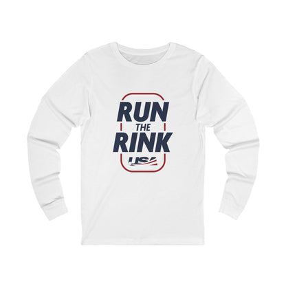 Unisex Jersey Long Sleeve Tee - Run the Rink