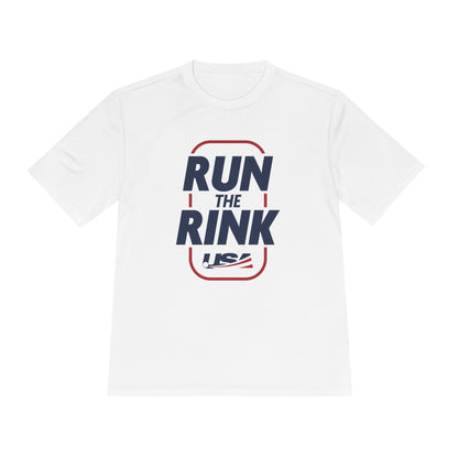 Unisex Moisture Wicking Tee - Run the Rink