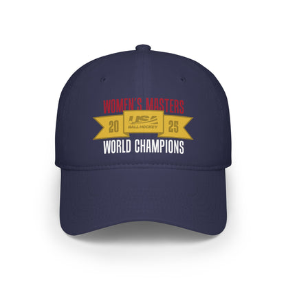 Women's Masters 2025 World Champions Baseball Cap