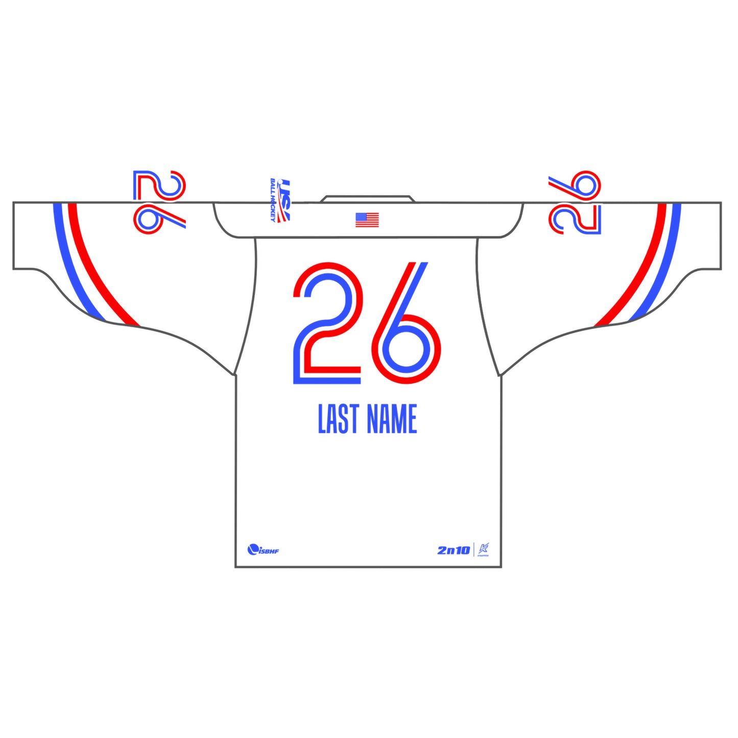 2026 Replica National Team Jerseys (name under number back)
