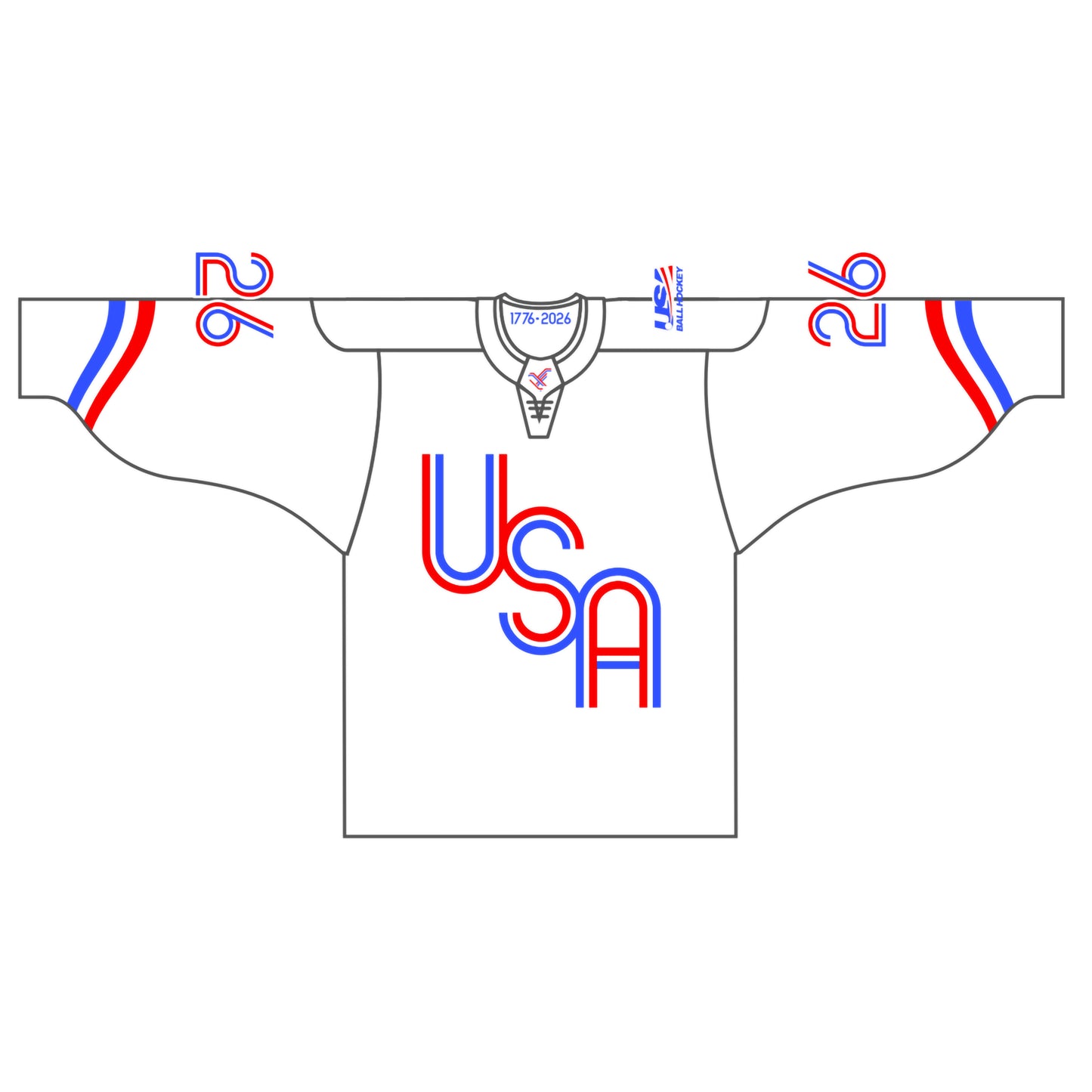 2026 Replica National Team Jerseys (name under number back)
