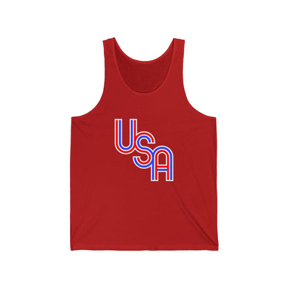 Unisex Jersey Tank - 2026 USA - 2 sided (several color options)
