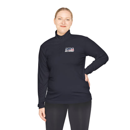 Unisex Quarter-Zip Pullover - USABH