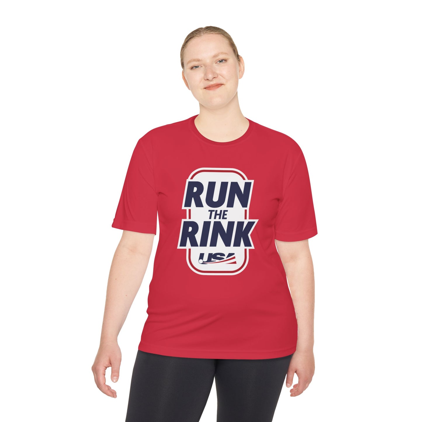 Unisex Moisture Wicking Tee - Run the Rink