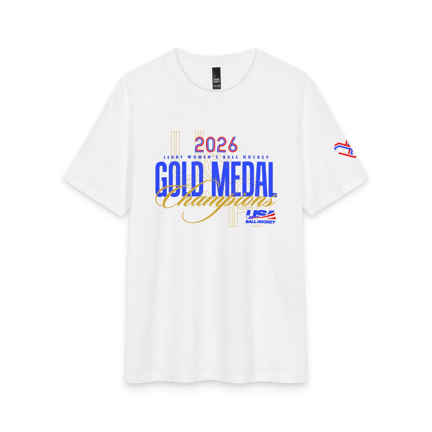 2026 ISBHF Women's Ball Hockey Gold Medal Champions Tri-blend Tee