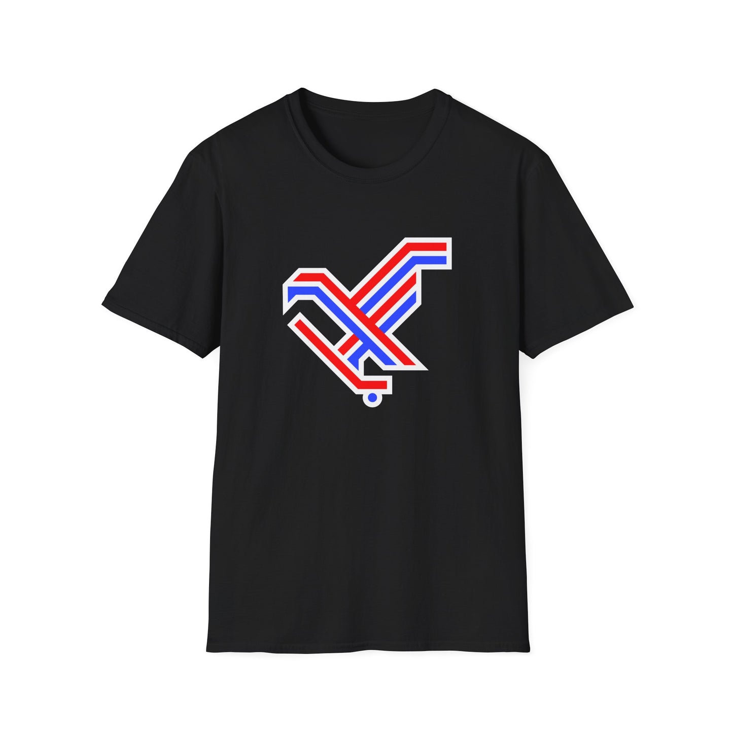 Unisex Softstyle T-Shirt - 2026 Stick Eagle - 2 sided (several color options)