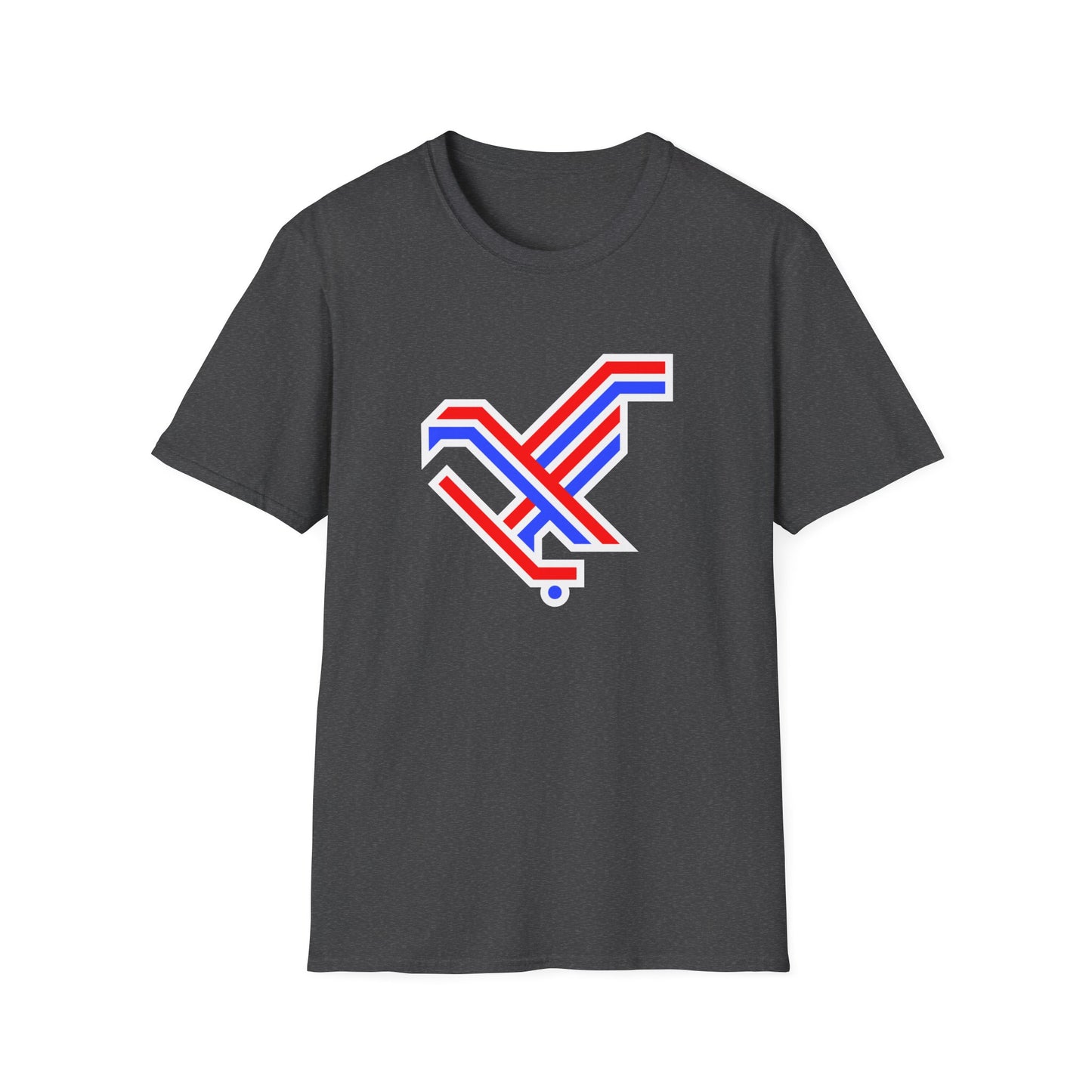 Unisex Softstyle T-Shirt - 2026 Stick Eagle - 2 sided (several color options)