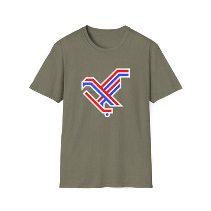 Unisex Softstyle T-Shirt - 2026 Stick Eagle - 2 sided (several color options)