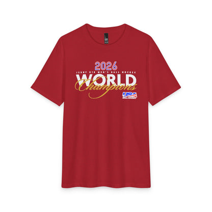 2026 ISBHF U18 Men's Ball Hockey Gold Medal Champions Tri-blend Tee
